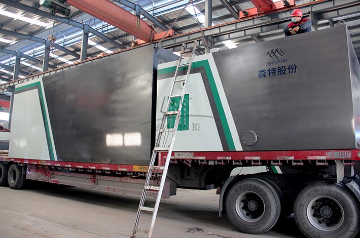 土壤淋洗設(shè)備生產(chǎn)車(chē)間